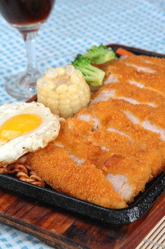 港式吉力猪排套餐
