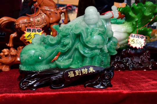 弥勒佛 玉雕