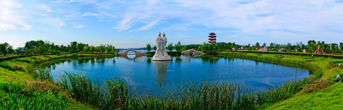 二乔公园全景图