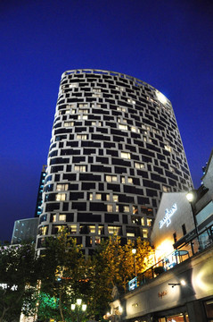 上海朗廷酒店夜景