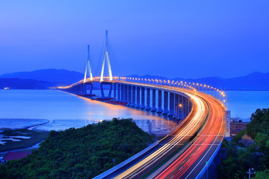 象山港大桥夜景