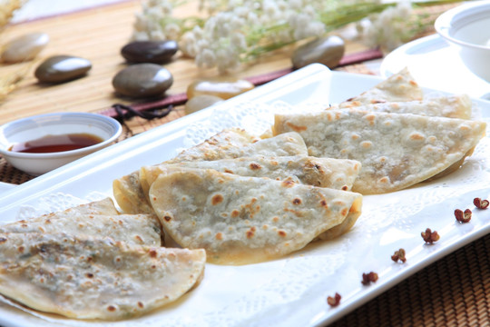 手工干菜饼