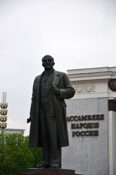 前苏联国民经济展览中心列宁铜像