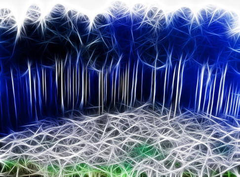 抽象画 森林（合层）