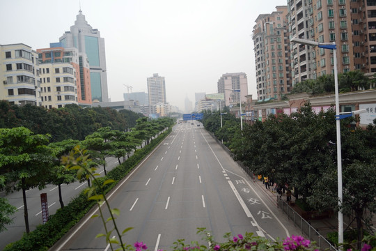 路 公路 高速路 高楼