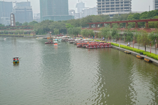 湖水 湖泊 渡船 游船