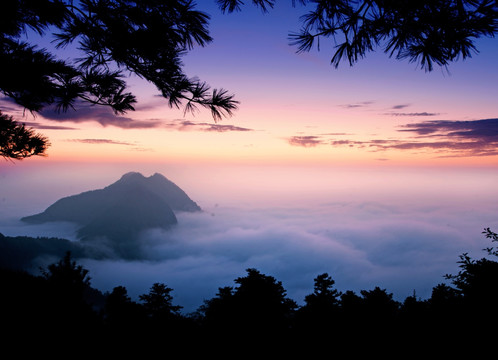 天竺山云海