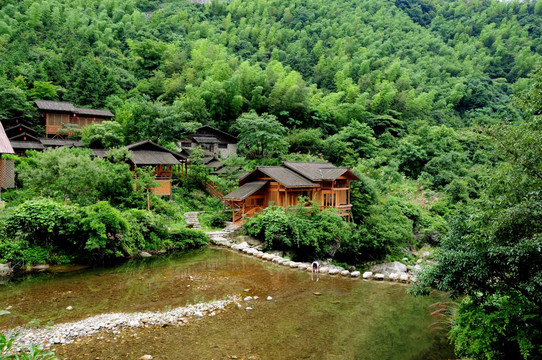 婺源彩虹桥风景区风光