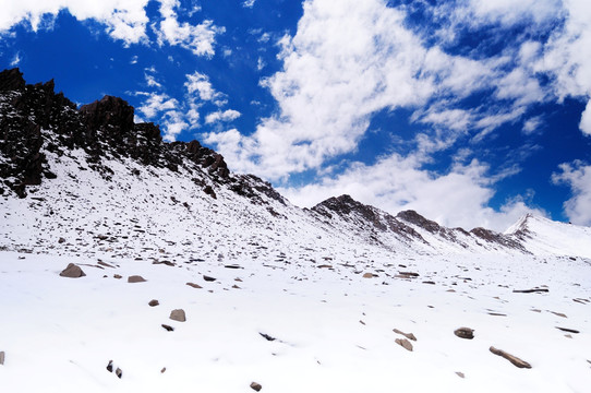 高原雪山风光