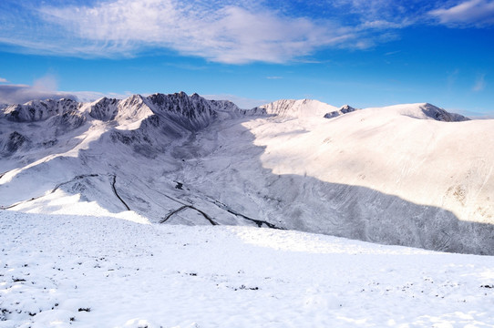 高原雪山