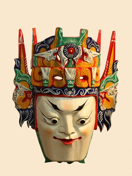 泰国木制面具