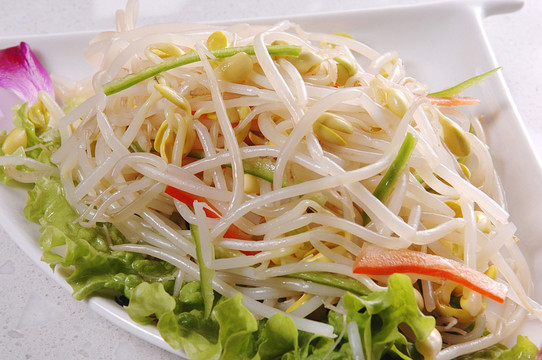 香油拌黄豆芽