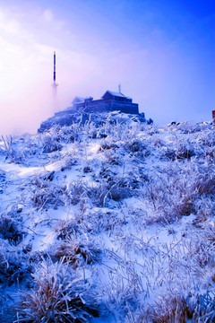 泰山雪景