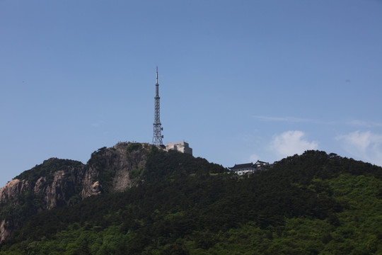 黄山 山 悬崖 峭壁