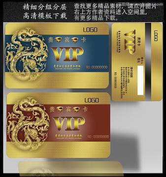 VIP卡 贵宾卡 会员卡 金卡