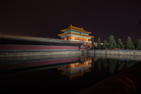 故宫博物院夜景