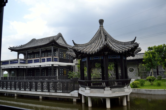 古亭 亭子 古楼 古建筑 文物