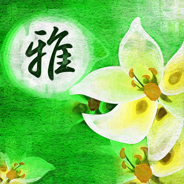 花卉装饰画 （合层）