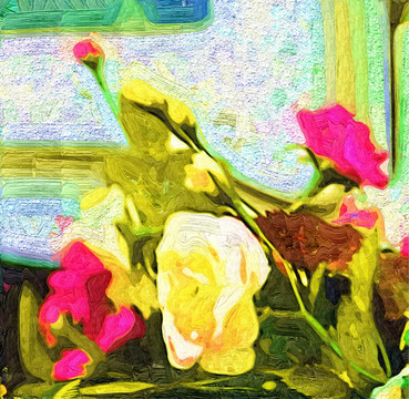 花卉装饰画 （合层）