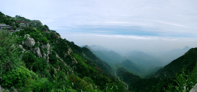 泰山  天空