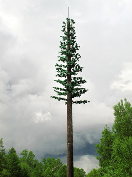 松树形通讯塔