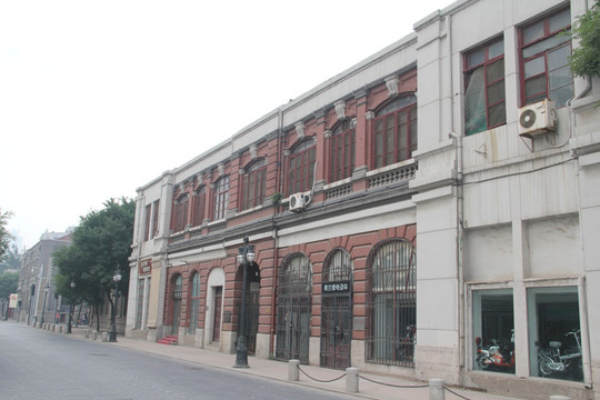 天津海河边古建筑 文化遗址建筑