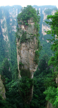 张家界天子山景区哈利路亚山2