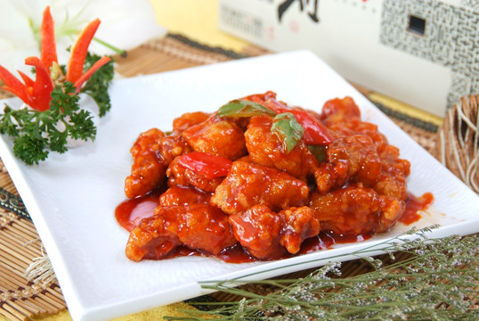香菠咕噜肉