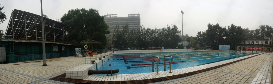 北京交通大学游泳池180全景