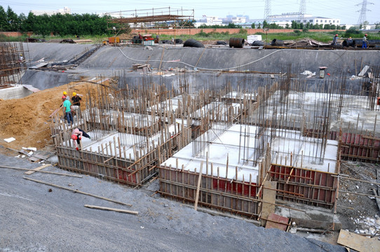 建筑工地 建筑材料