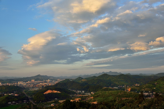 城市上空