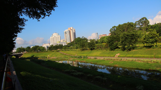 深圳水库排洪河