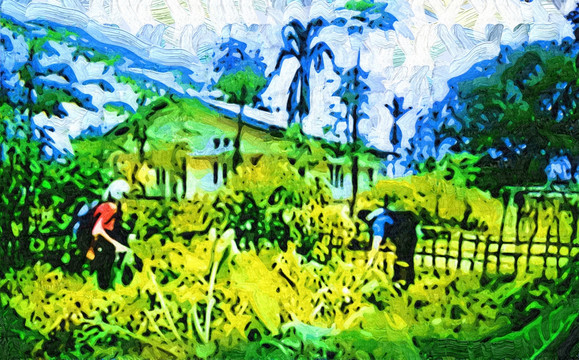 风景油画