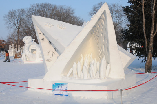 雪雕 冰花