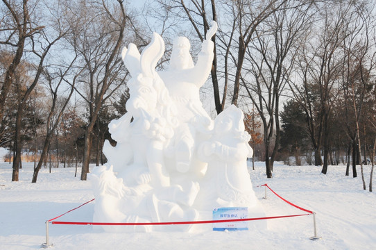 雪雕优秀奖 俄罗斯神话