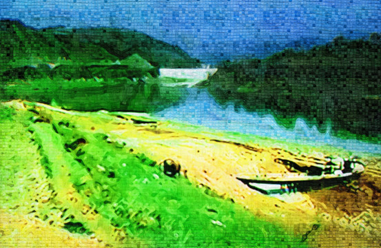河伴风景