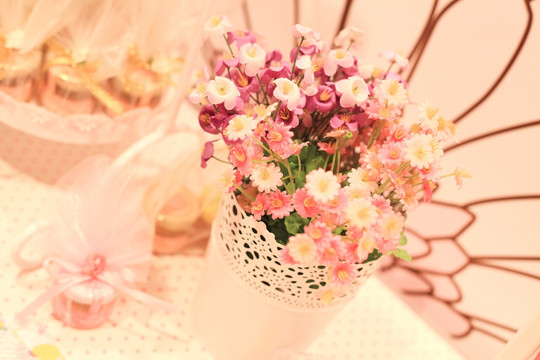 小清新的花摆