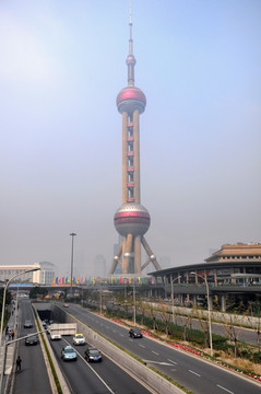 上海浦东 东方明珠电视塔