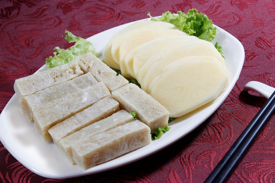 冻豆腐土豆片双拼