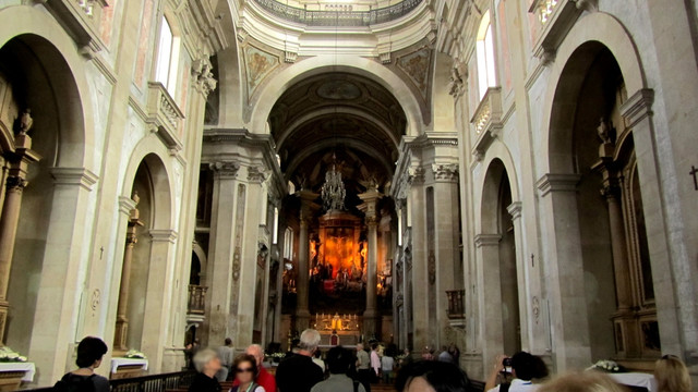 葡萄牙风光 欧洲教堂内景