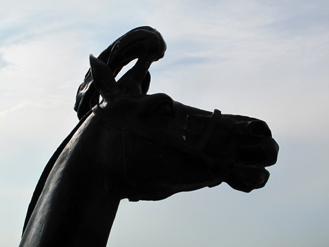 马头雕塑