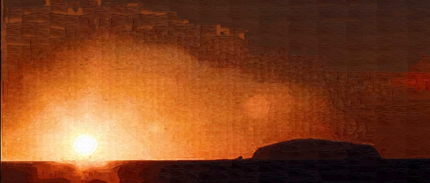 日落西山