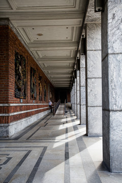 斯德哥尔摩市政厅外走廊