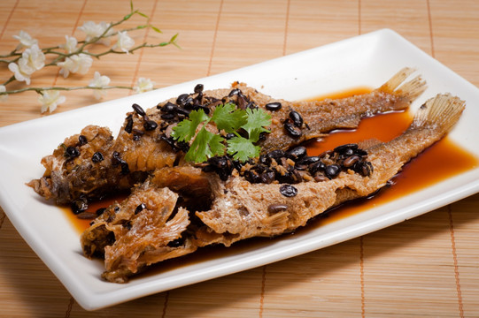 豆豉黄鱼