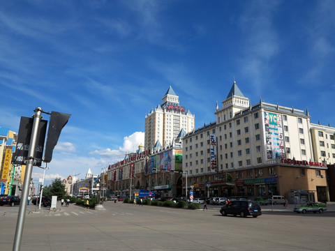 内蒙古满洲里市街景