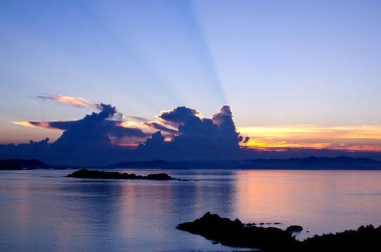 平潭夕阳晚霞