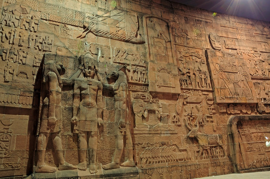 埃及 卡拉布夏神殿柱 世界之窗