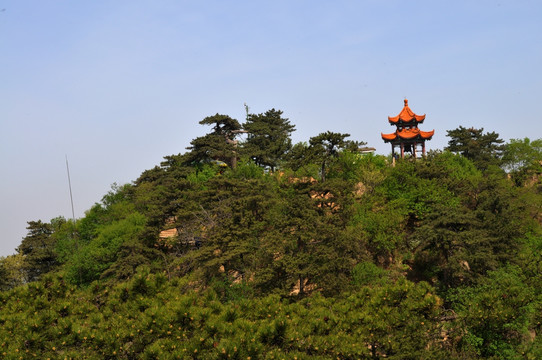 天津蓟县盘山挂月峰