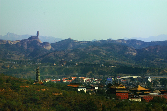 外八庙的棒槌山