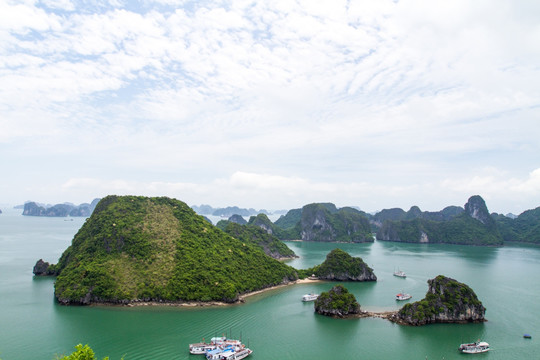 越南下龙湾 海上桂林 天堂岛